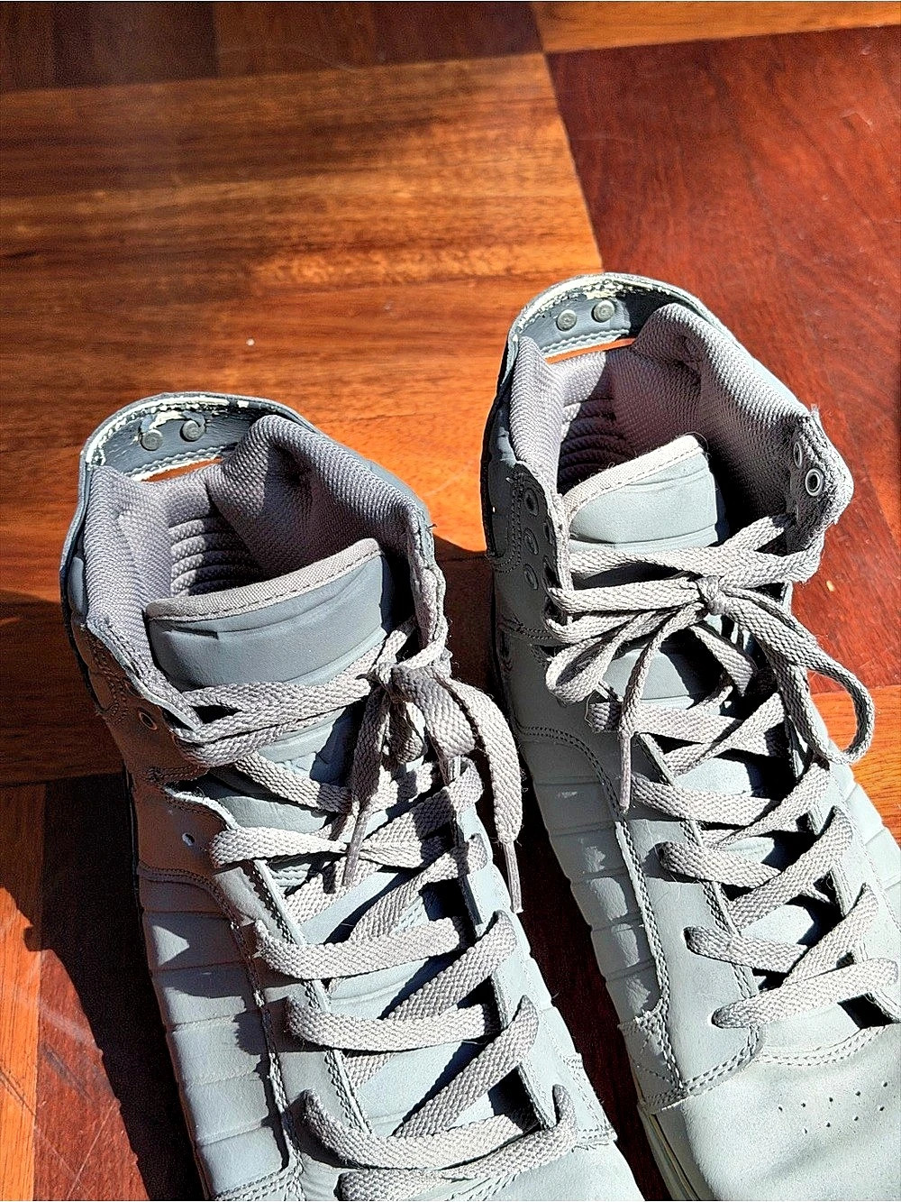 Supra Skytop Gray High-Top Sneakers Gray US 12 Chad Muska - Picture 6 of 10